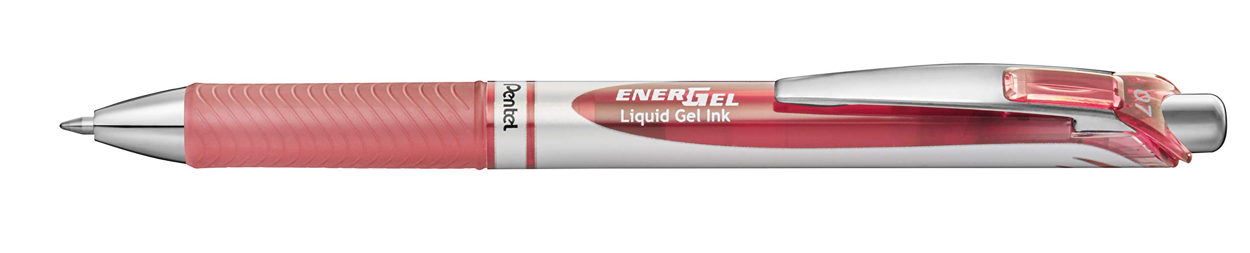 Pentel EnerGel XM BL77 Retractable Gel Pen Coral (Pack of 1)