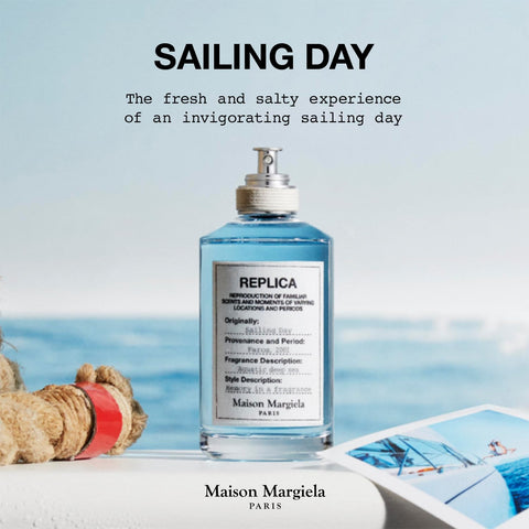 Maison Margiela - Replica - Sailing Day Eau de Toilette - Fresh Fragrance - With Acquatic Accord, Coriander, & Red Seaweed - 3.4 Fl Oz