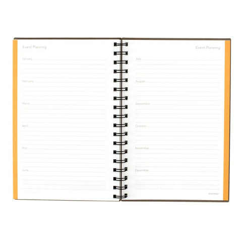AT-A-GLANCE PLAN.WRITE.REMEMBER. 80620330 Planning Notebook Two Days Per Page, 6 x 9, Gray