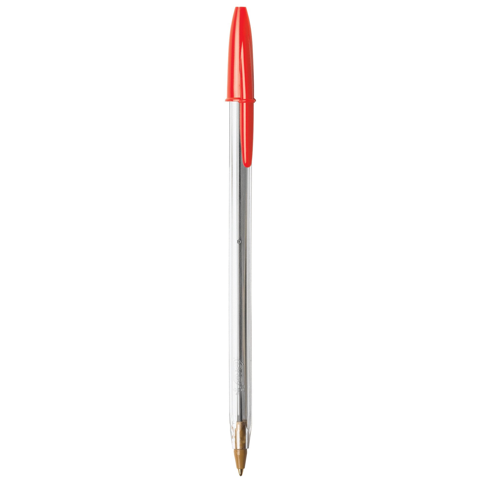 BIC Cristal Xtra Smooth Ballpoint Pen, Medium Point (1.0mm), Red, 10-Count