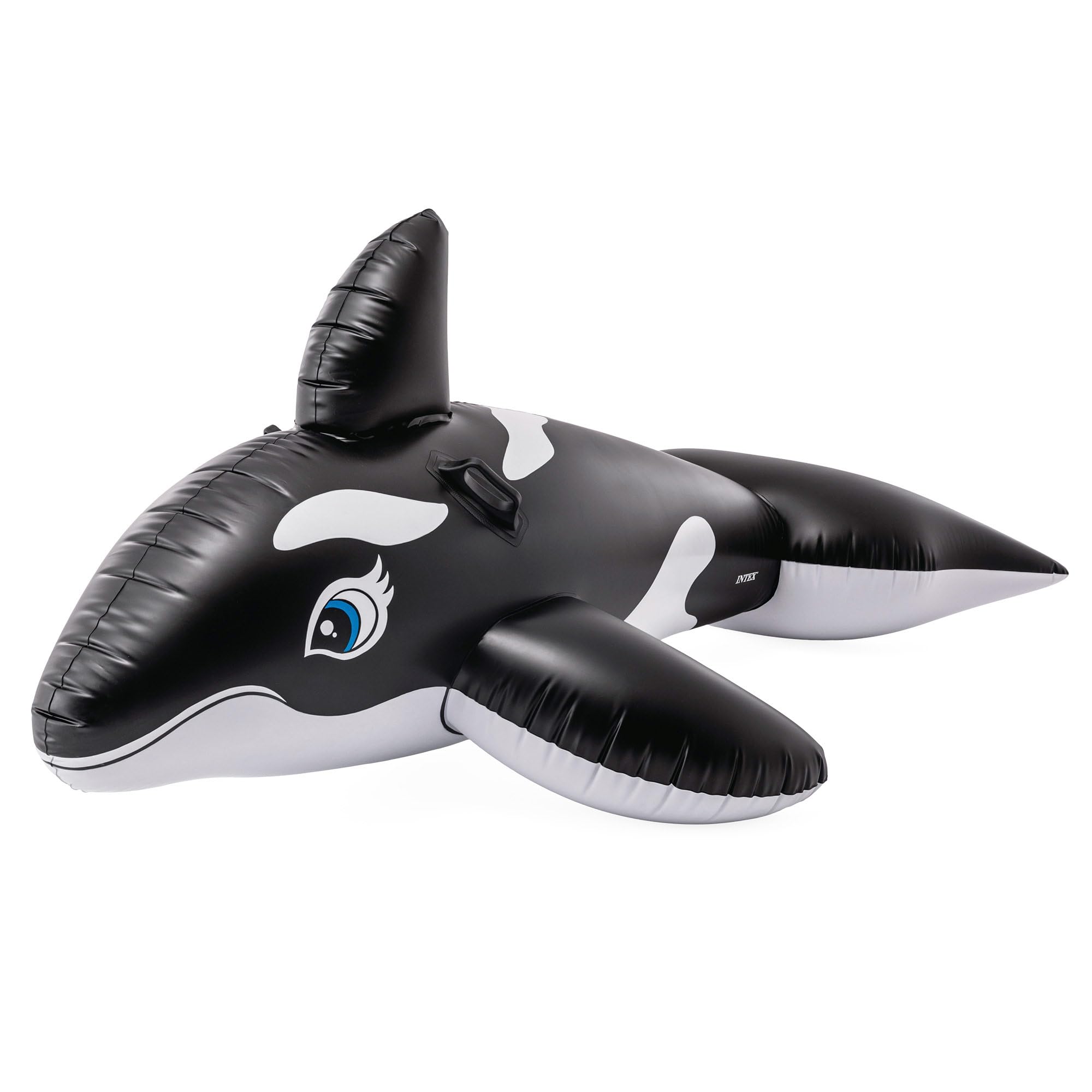 INTEX Whale Inflatable Pool Float: Animal Pool Toy For Kids – 2 Heavy-Duty Handles – 88lb Weight Capacity – 76" x 47" – For Ages 3+