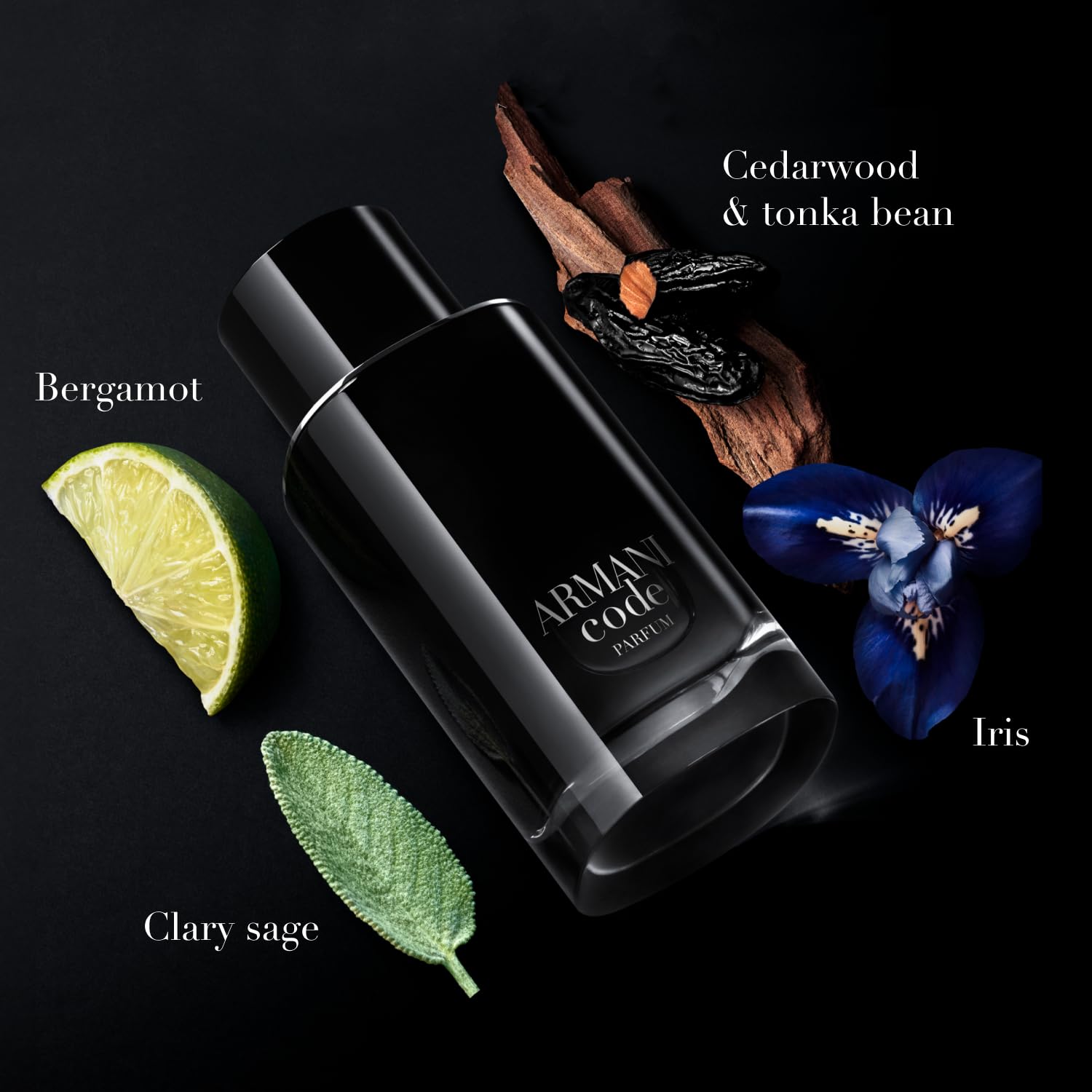 Armani Beauty – Code – Parfum – Cologne for Men – Fresh & Aromatic Men’s Fragrance – Bergamot, Clary Sage, Tonka Bean Notes - 4.2 Fl Oz