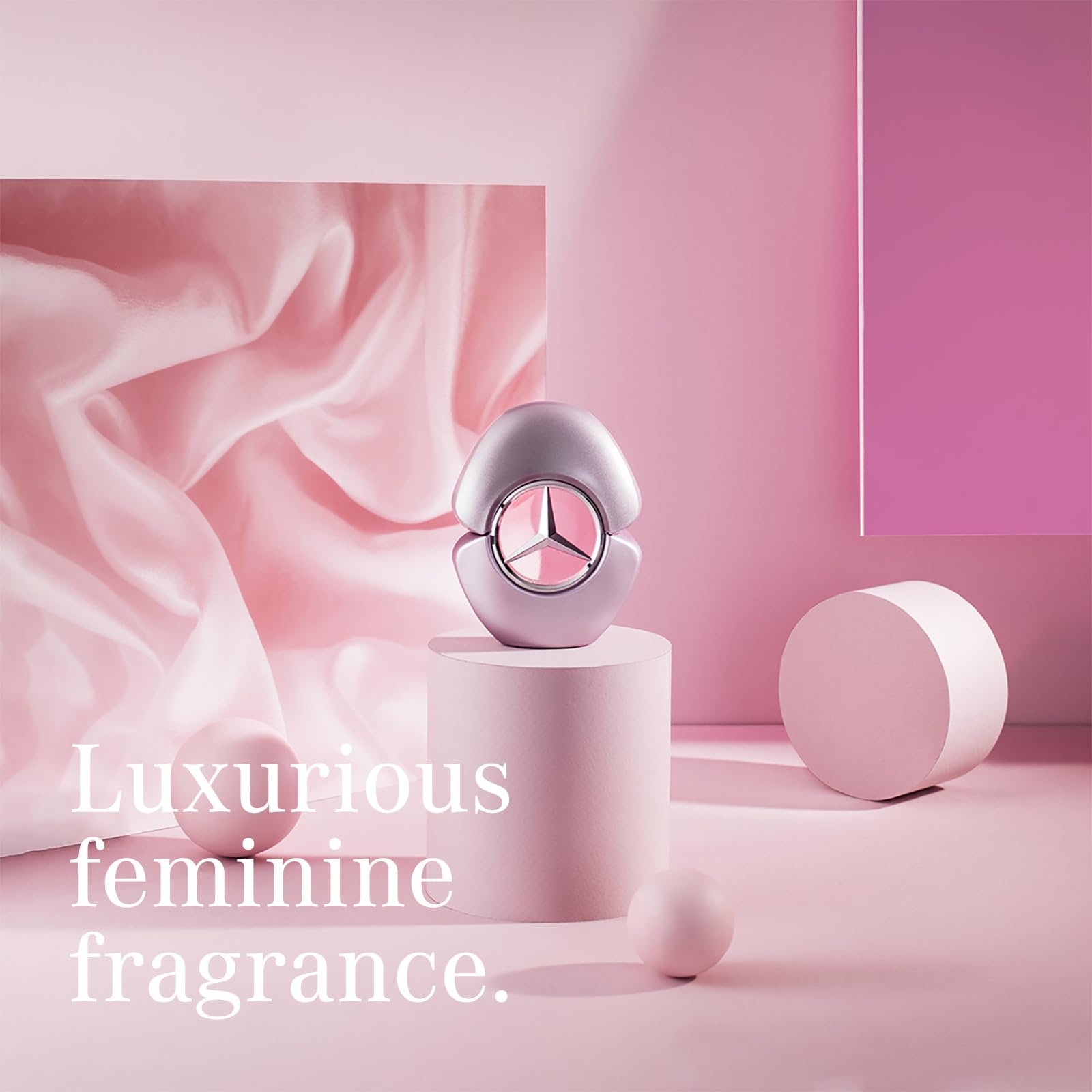 Mercedes Benz Woman - Elegant Fragrance With Sweet, Floral, Fruity Notes - Mesmerize The Senses With Original Luxury Women's Eau De Toilette Spray - Endless Day Through Night Scent Payoff - 3 OZ