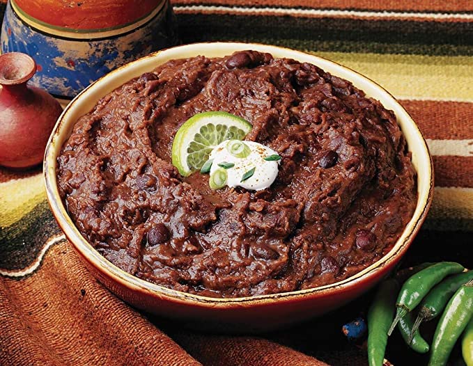 One 15.4 oz Amy's Organic Refried Vegetarian Black Beans