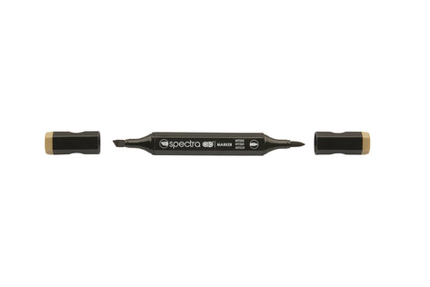 AD Marker Chartpak Spectra, Tri-Nib and Brush Dual-Tip, Antique, 1 Each (S069AD)