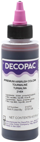 DECOPAC Food Coloring, Airbrush Food Color, Edible Airbrush For Cake Decorating, Cookie Airbrush Coloring, Food Airbrush Kit Add-on, Airbrushes For Cake Decorating 4 Fl Oz - Tourmaline