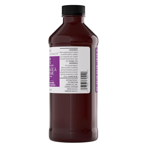 LorAnn Oils Cream Cheese Bakery Emulsion: True Essence, Ideal for Boosting Fruit Tones in Cakes, Cookies & Desserts, Gluten-Free, Keto-Friendly, Extract Substitute Essential for Your Kitchen, 16 Oz