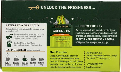 Bigelow Tea, 20 Bags - Green Peach (3 Pack)