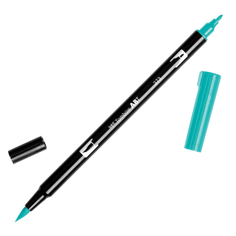 Tombow Dual Brush Pen Art Marker, 373 - Sea Blue, 1-Pack
