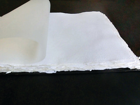Indigo Artpapers Watercolor Paper Wiropad, 24 Sheets, 6x12 (140lb/300g) | Handmade 100% Cotton Rag, Cold Pressed, Acid-Free Water Color Paper with 4 Natural Deckle Edges, Watercolor Pad Sketchbook