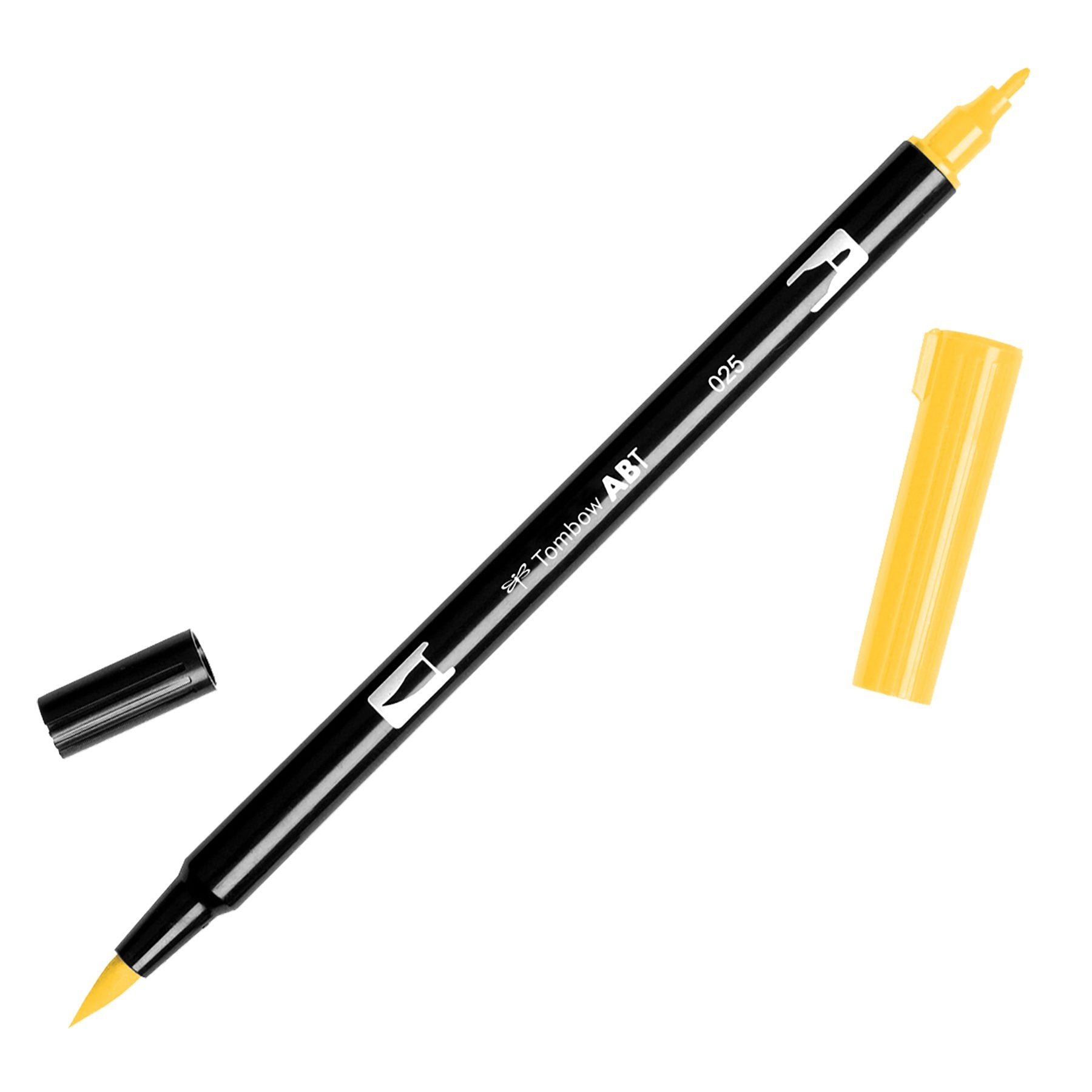 Tombow Dual Brush Pen Art Marker, 025 - Light Orange, 1-Pack