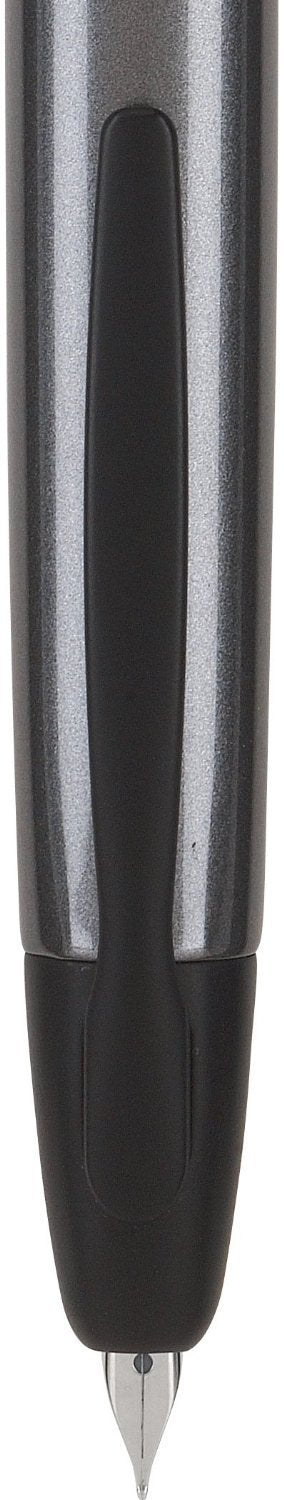 PILOT Vanishing Point Collection Refillable & Retractable Fountain Pen, Gun Metal Gray Barrel with Matte Black Accents, Blue Ink, Extra Fine Nib (60578)