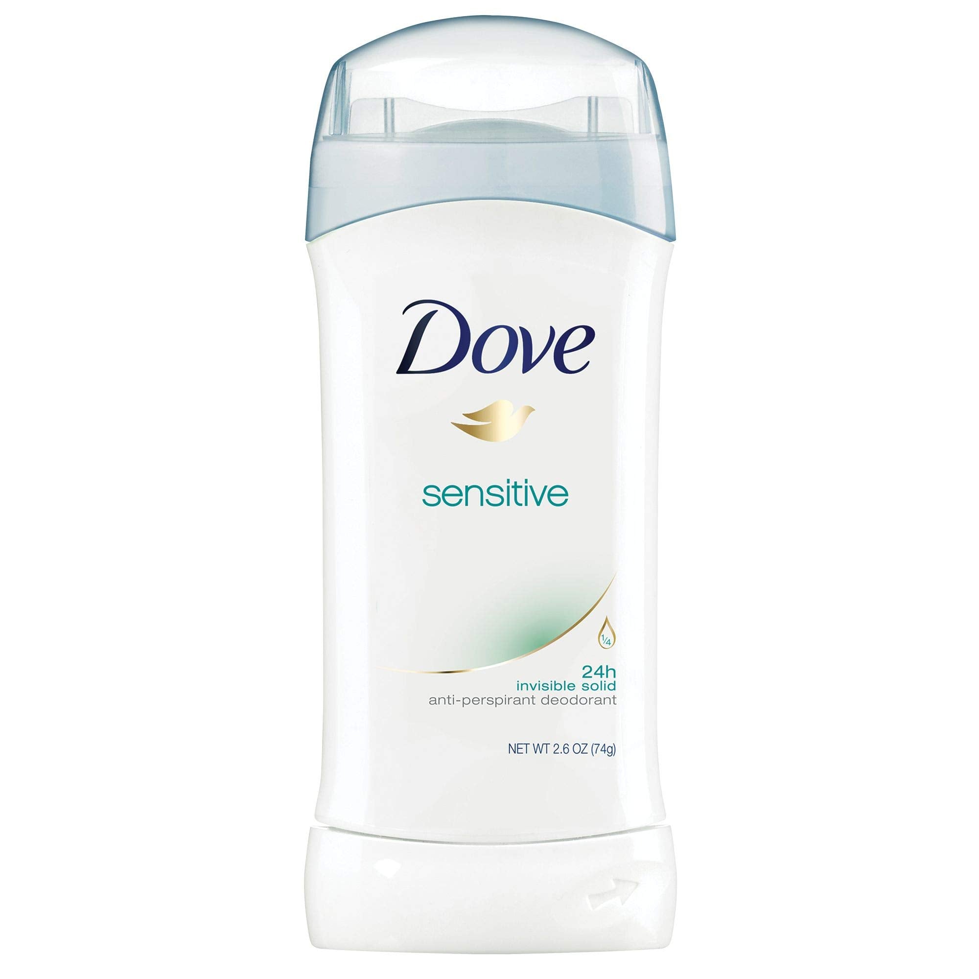 Dove Antiperspirant Deodorant, Sensitive Skin, 2.6 Ounce