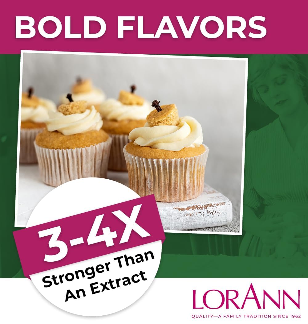 LorAnn Oils Super Strength Flavoring - Used For Candy Making, Flavoring, Baking, Hard Candy, & Flavor Oils - Bold, Natural Flavors 4X Stronger Than Extracts - Clove Leaf Oil, 0.125 fl oz