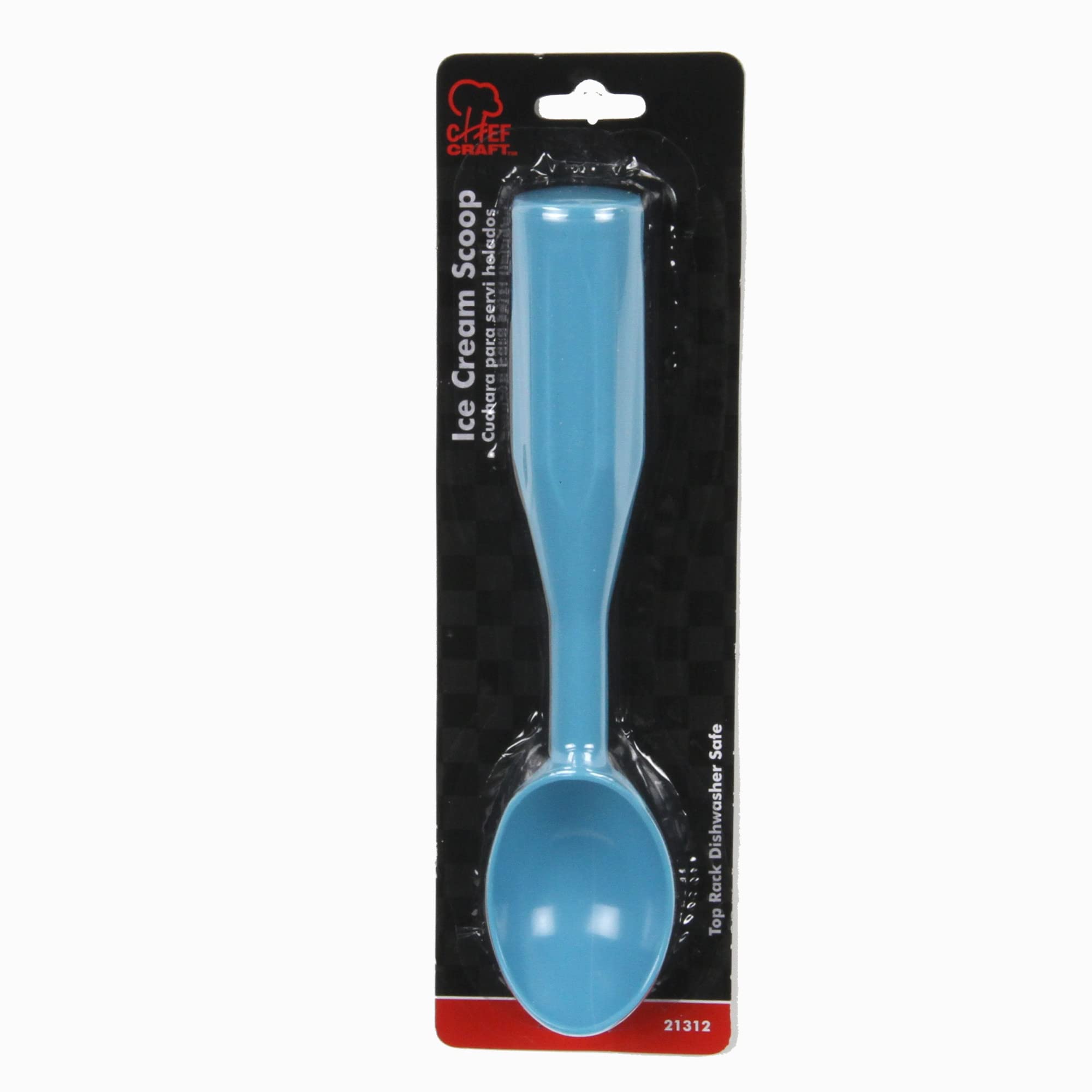 Chef Craft Select Plastic Ice Cream Scoop, 7.5 inch, Color May Vary
