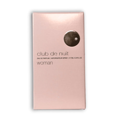 Armaf Club De Nuit – Fruity, Floral, Musky, Woody – Eau de Parfum Vial Spray for Women, 0.24 oz / 7 ml