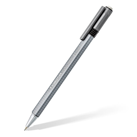 STAEDTLER Triplus Micro Mechanical Pencils (#2) 0.5mm lead, Retractable with Twist Eraser, Ergonomic Triangular Grip for Writing, Drawing & Drafting, 3-Pack