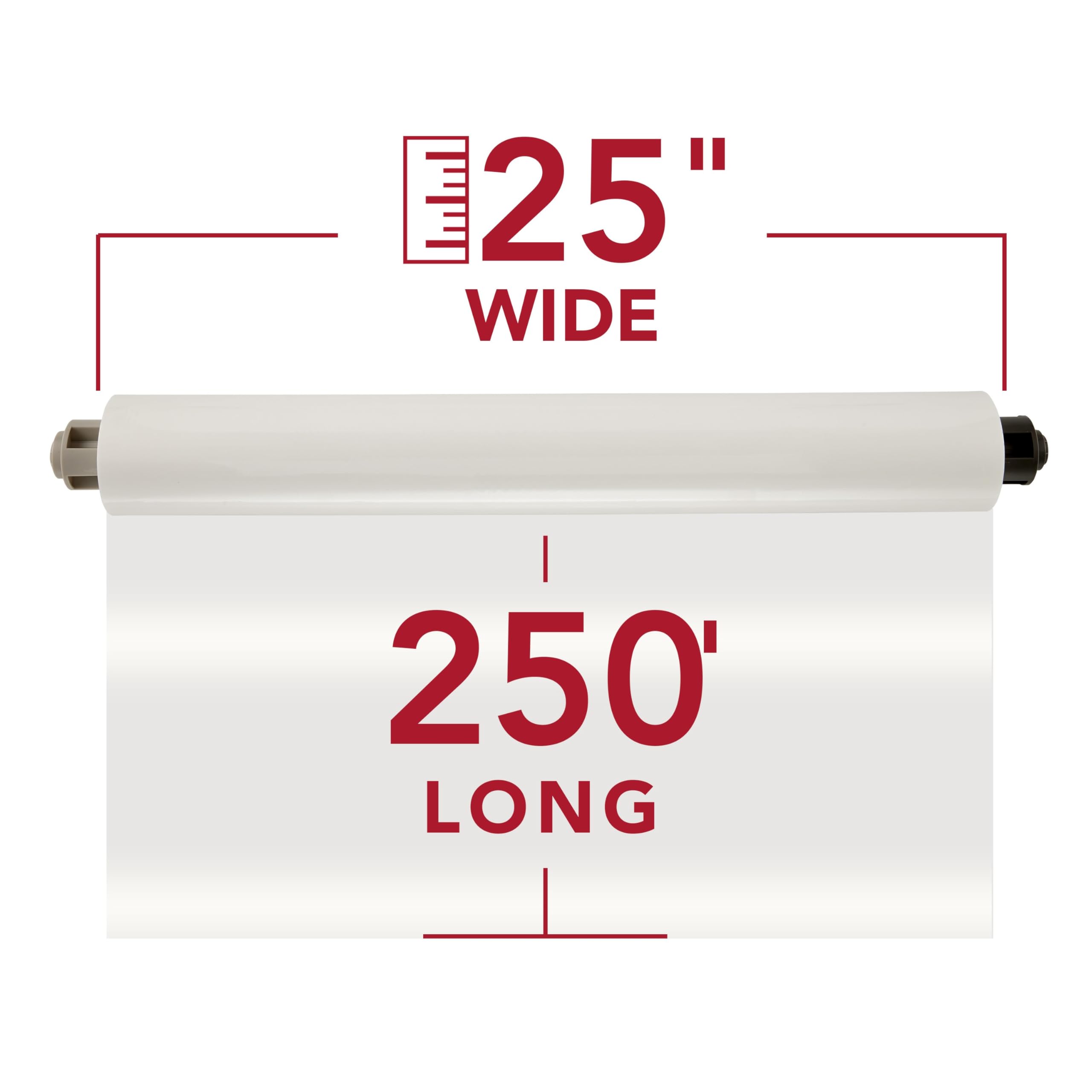 GBC Thermal Laminating Film, Rolls, Ultima 65 EZLoad, Nap I, 3 mil, 25" x 250', 2-Pack (3000024EZ)