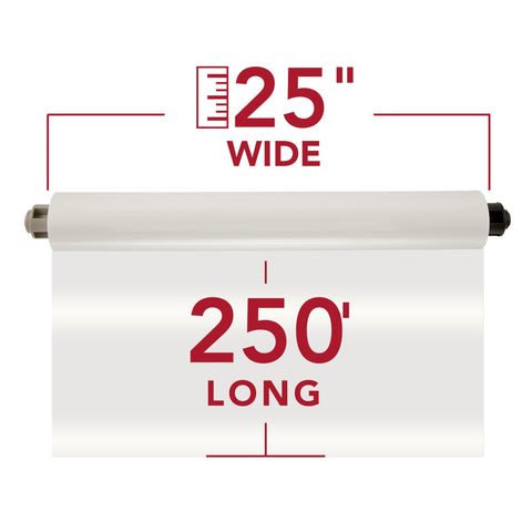 GBC Thermal Laminating Film, Rolls, Ultima 65 EZLoad, Nap I, 3 mil, 25" x 250', 2-Pack (3000024EZ)