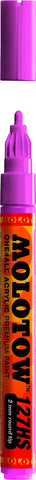 Molotow ONE4ALL Acrylic Paint Marker, 2mm, Fuchsia, 1 Each (127.237)