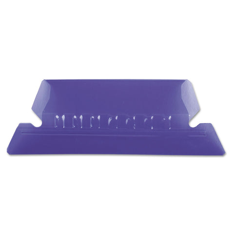 Pendaflex Hanging Folder Tabs, 2", Clear Violet, 25 Tabs and Inserts per Pack (42 VIO)