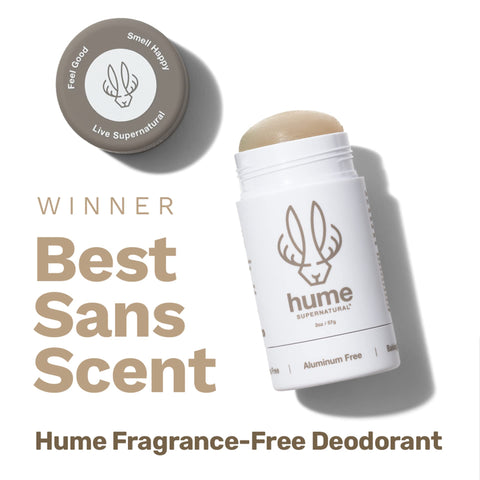Hume Supernatural Aluminum-Free Deodorant For Women And Men - Neutral, Lasting, Sensitive Skin Formula, Moisture Blocking, Probiotic Enhanced, Innovative Botanical Care, Paraben Excluded