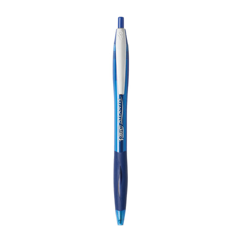 BIC Glide Blue Retractable Ballpoint Pens, Medium Point (1.0mm), 2-Count Pack, Ultra Smooth Writing Blue Pens