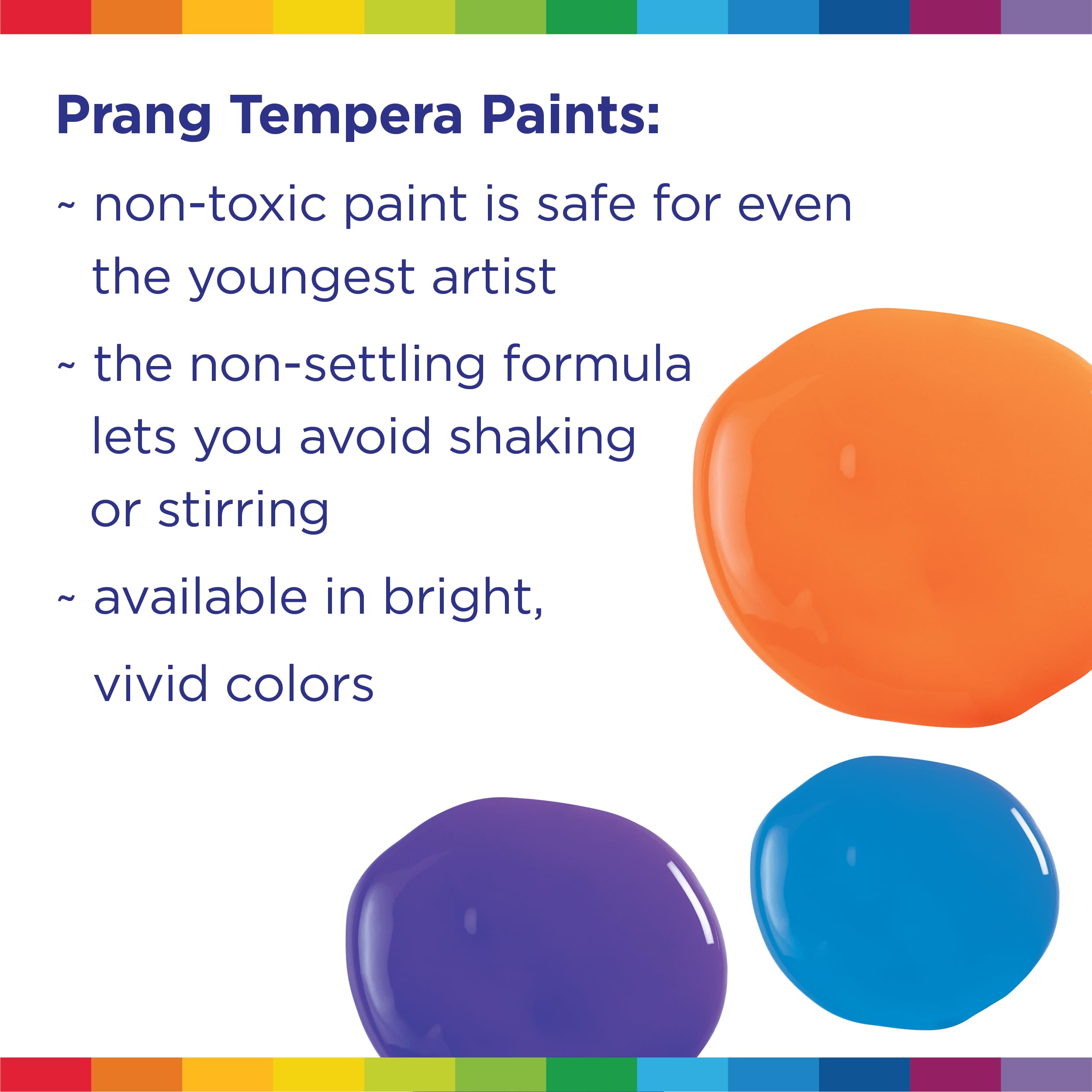Prang Ready-to-Use Tempera Paint, Yellow, 16 Oz., 1 Count