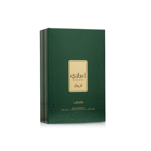 Lattafa Ejaazi for Men Eau de Parfum Spray, 3.4 Ounce