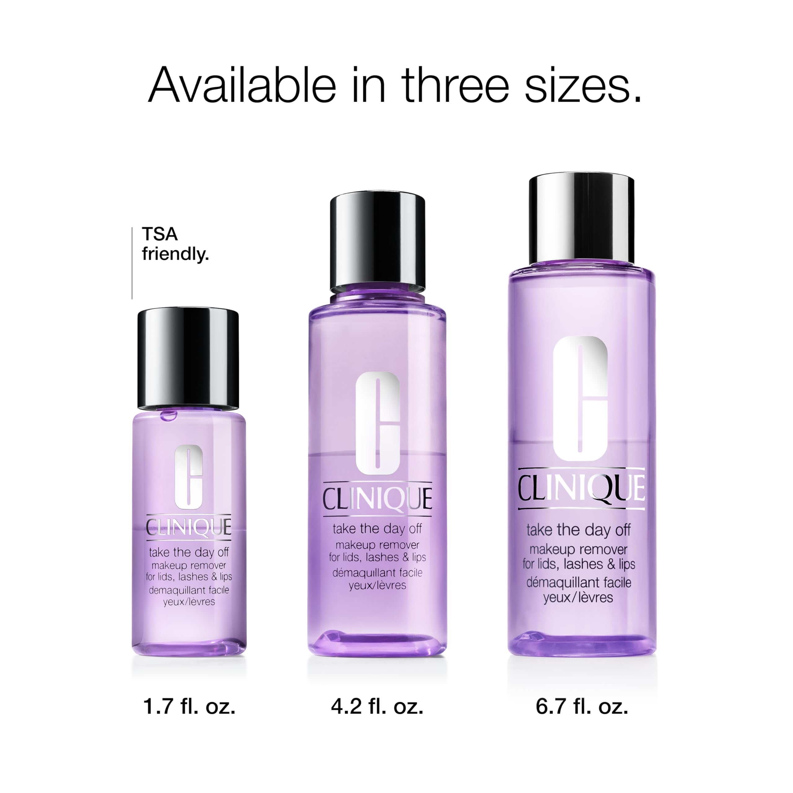 Clinique Take The Day Off Liquid Makeup Remover For Lids, Lashes, + Lips | Eye Makeup Remover | Oil Free + Non-Irritating | For All Skin Types, 4.2 Fl Oz
