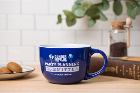 Silver Buffalo The Office Party Planning Committee Ceramic Soup Mug, 24 Ounces