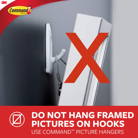 Command Cord Clips, 2 clips, 3 strips, Decorate Damage-Free (17303CLR-ES), Clear