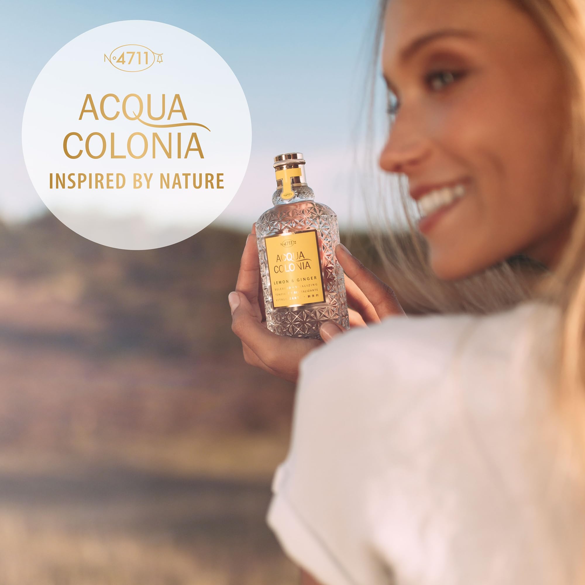 4711 Acqua Colonia Lemon and Ginger Eau de Cologne Spray, 5.7 Ounce