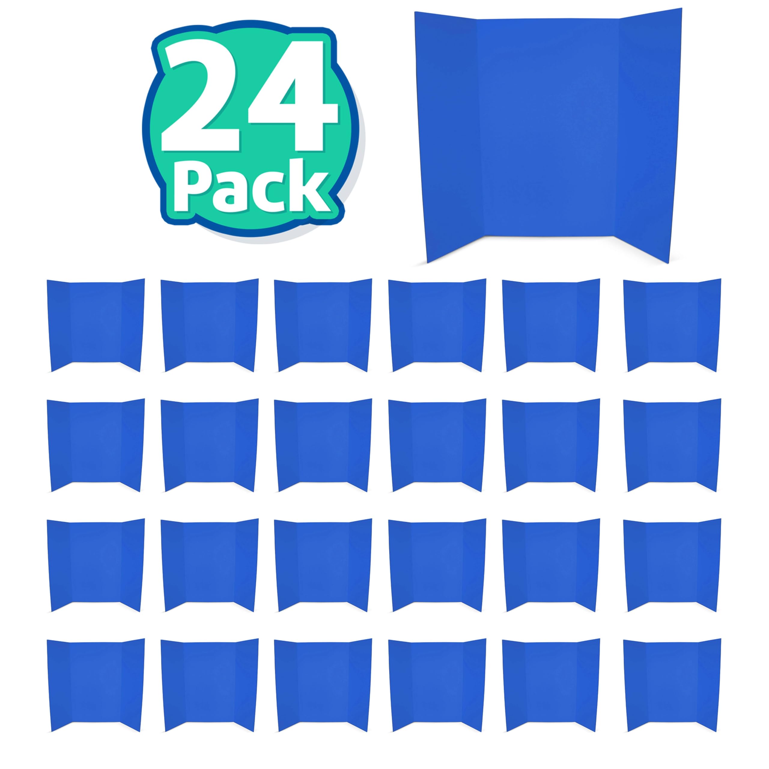 Flipside Products Blue Project Display Board 36X48 in
