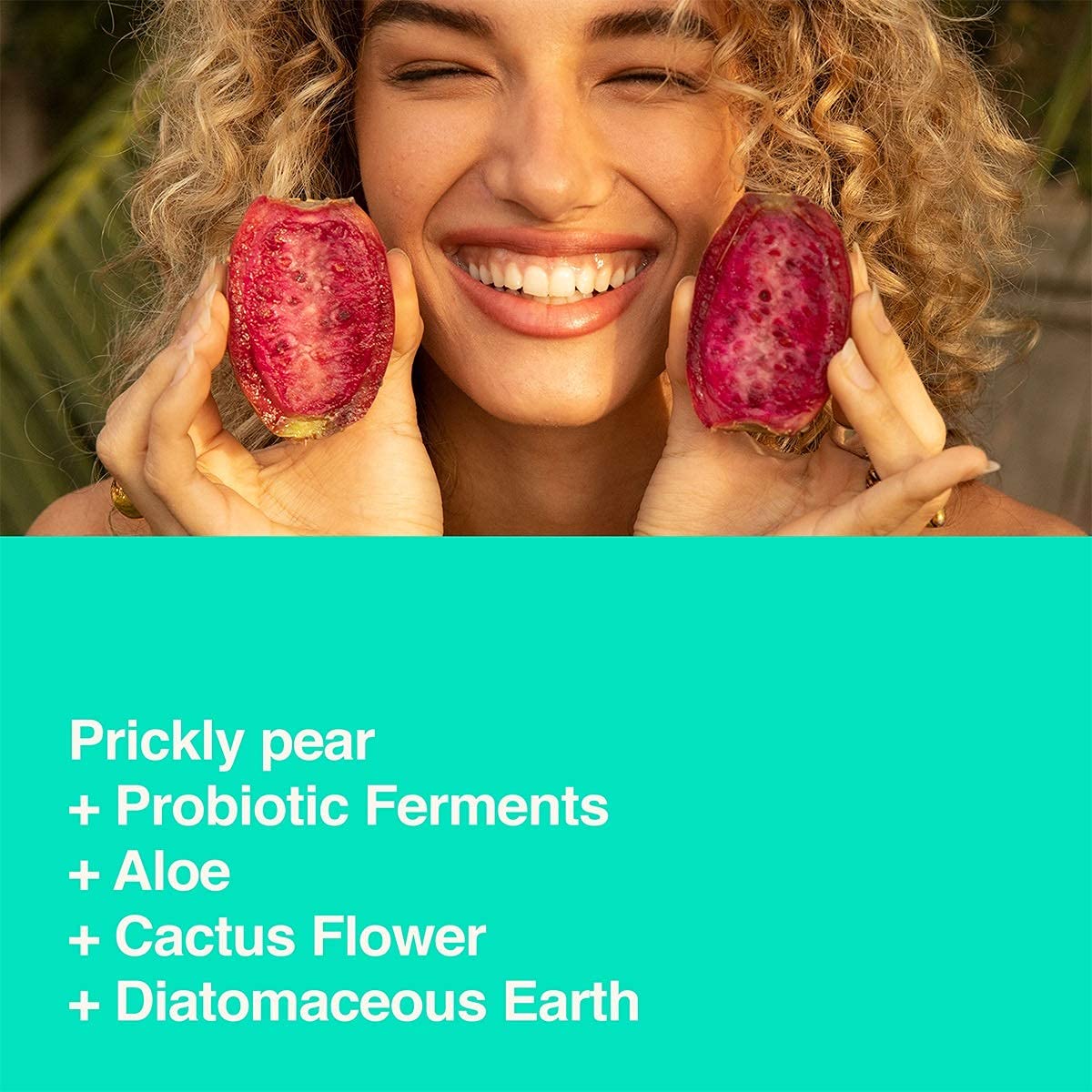 Hume Supernatural Probiotic Roll‑On Deodorant, Aluminum‑Free & Plant‑Based – Gentle on Sensitive Skin, Quick‑Drying, Long‑Lasting Sweat & Odour Protection for Teens & Adults - Desert Bloom, 1-Pack