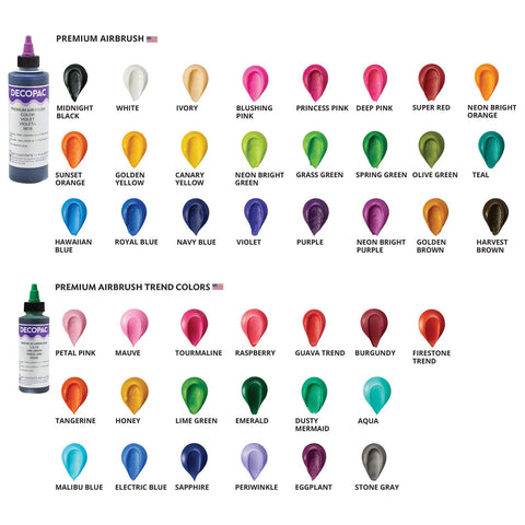 DecoPac Ivory Food Coloring, 8 Fl Oz Airbrush Food Color, Edible Airbrush For Cake Decorating, Cookie Airbrush Coloring, Food Airbrush Kit Add-on, Airbrushes For Cake Decorating 8Fl Oz
