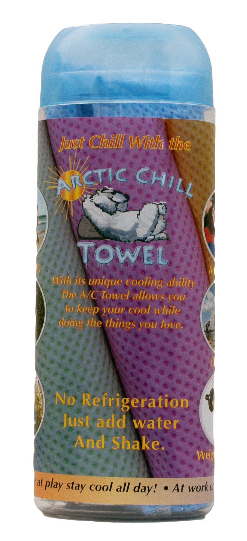 Arctic Chill Blue Cooling Towel
