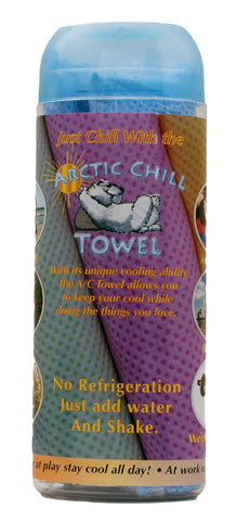Arctic Chill Blue Cooling Towel