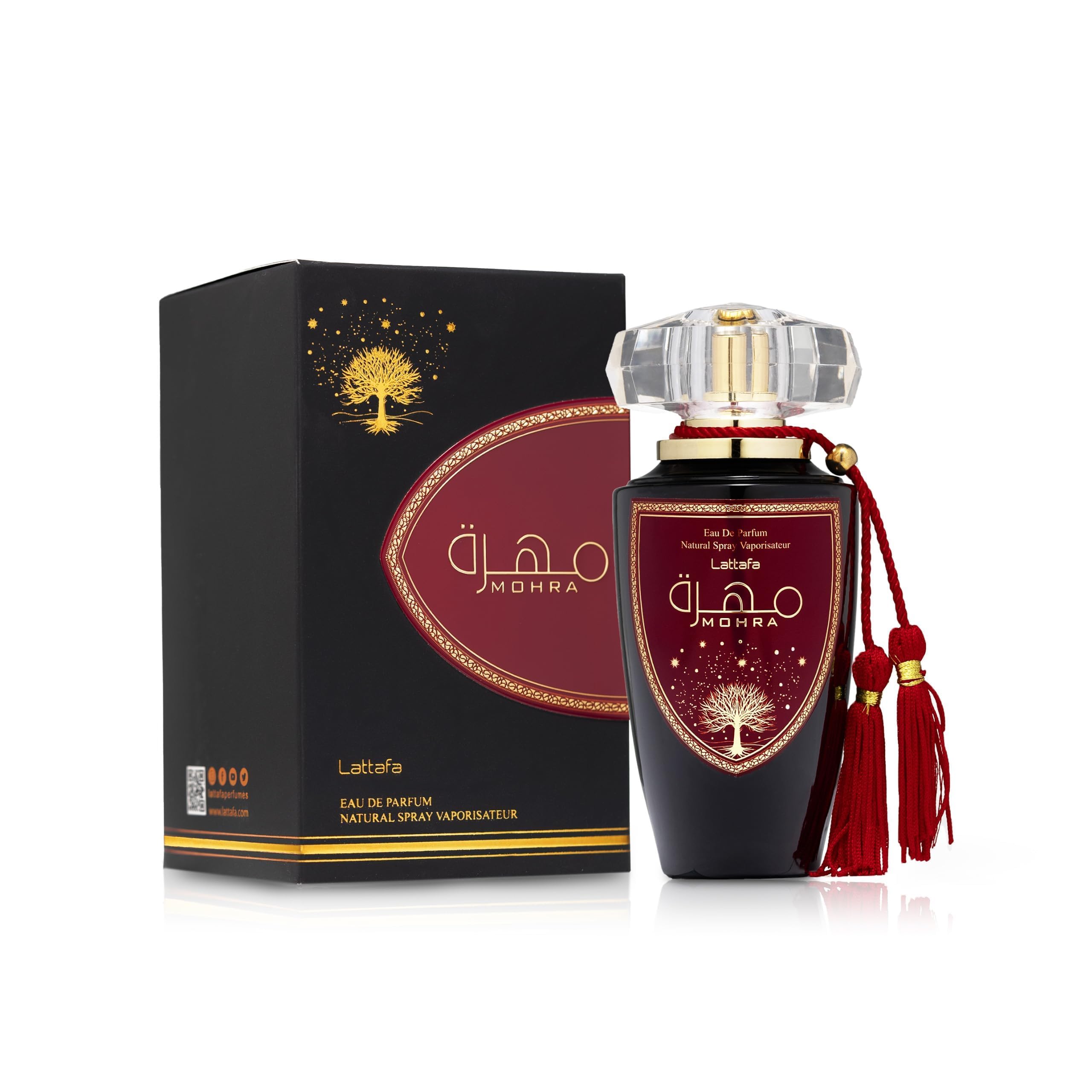 Lattafa Mohra for Unisex Eau de Parfum Spray, 3.4 Ounce / 100 ml