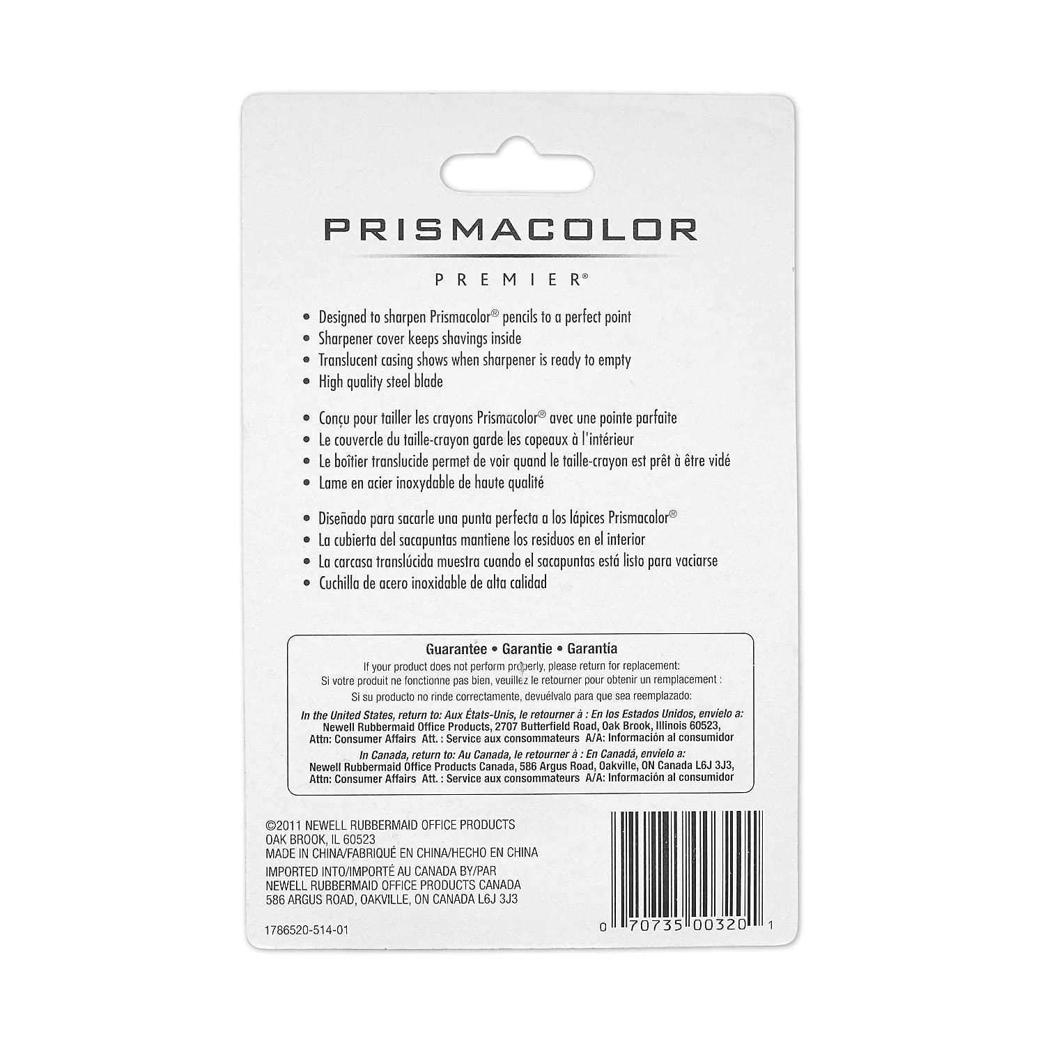 Prismacolor Premier Pencil Sharpener - Writing, Drawing, Sketching, Art Supplies
