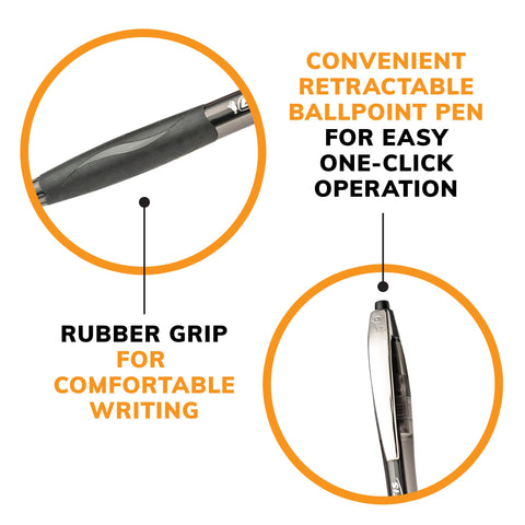 BIC Products - BIC - Atlantis Ballpoint Retractable Pen, Blue Ink, Medium, 4 per Pack - Sold As 1 Pack - Smooth, scratch-free writing. - Soft cushion grip gives you great no-slip comfort. -