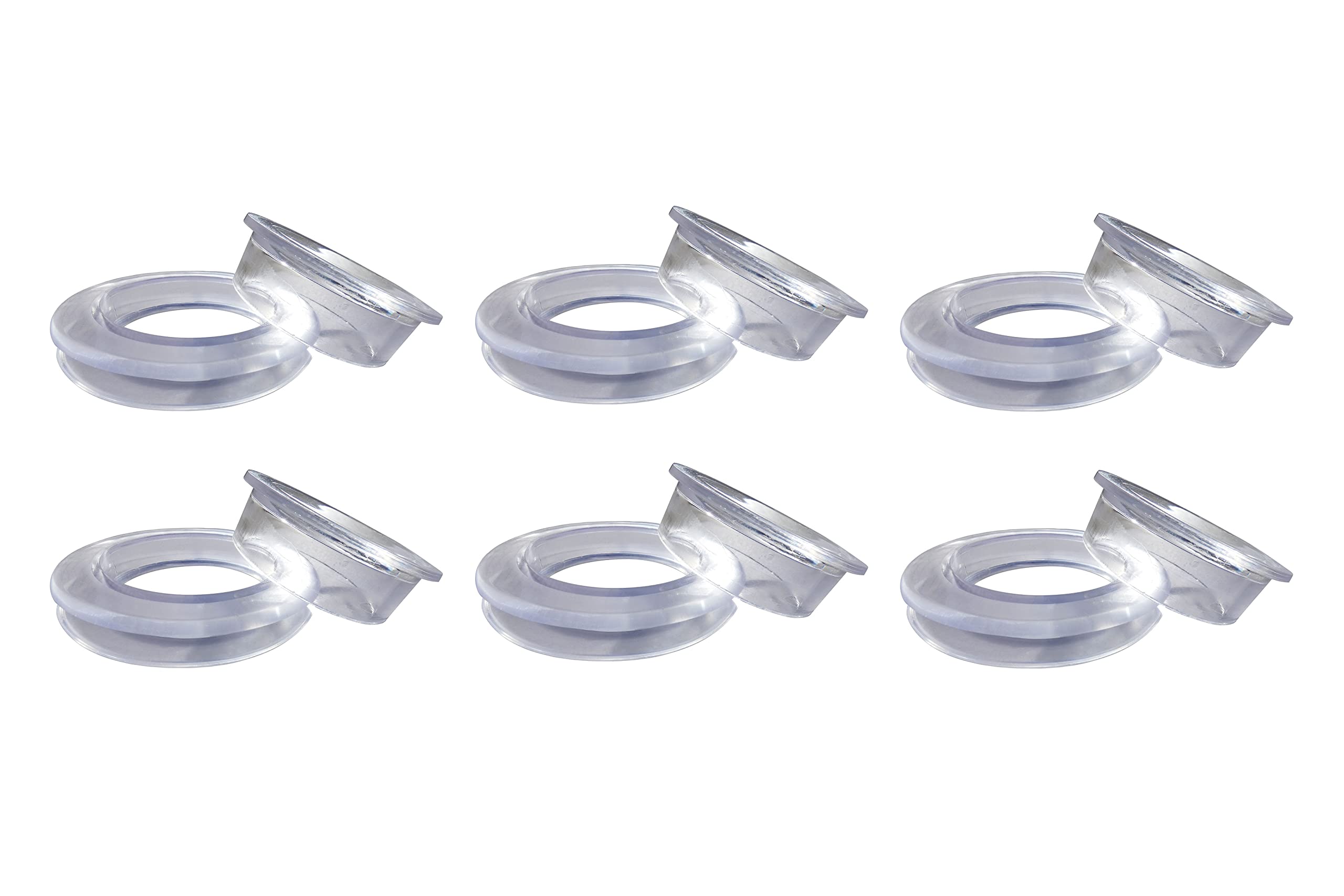 Shepherd Hardware 8530E Umbrella Hole Ring Set - 2-Inch, 6-Pack