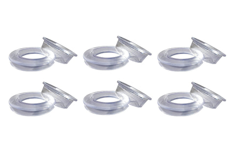 Shepherd Hardware 8530E Umbrella Hole Ring Set - 2-Inch, 6-Pack