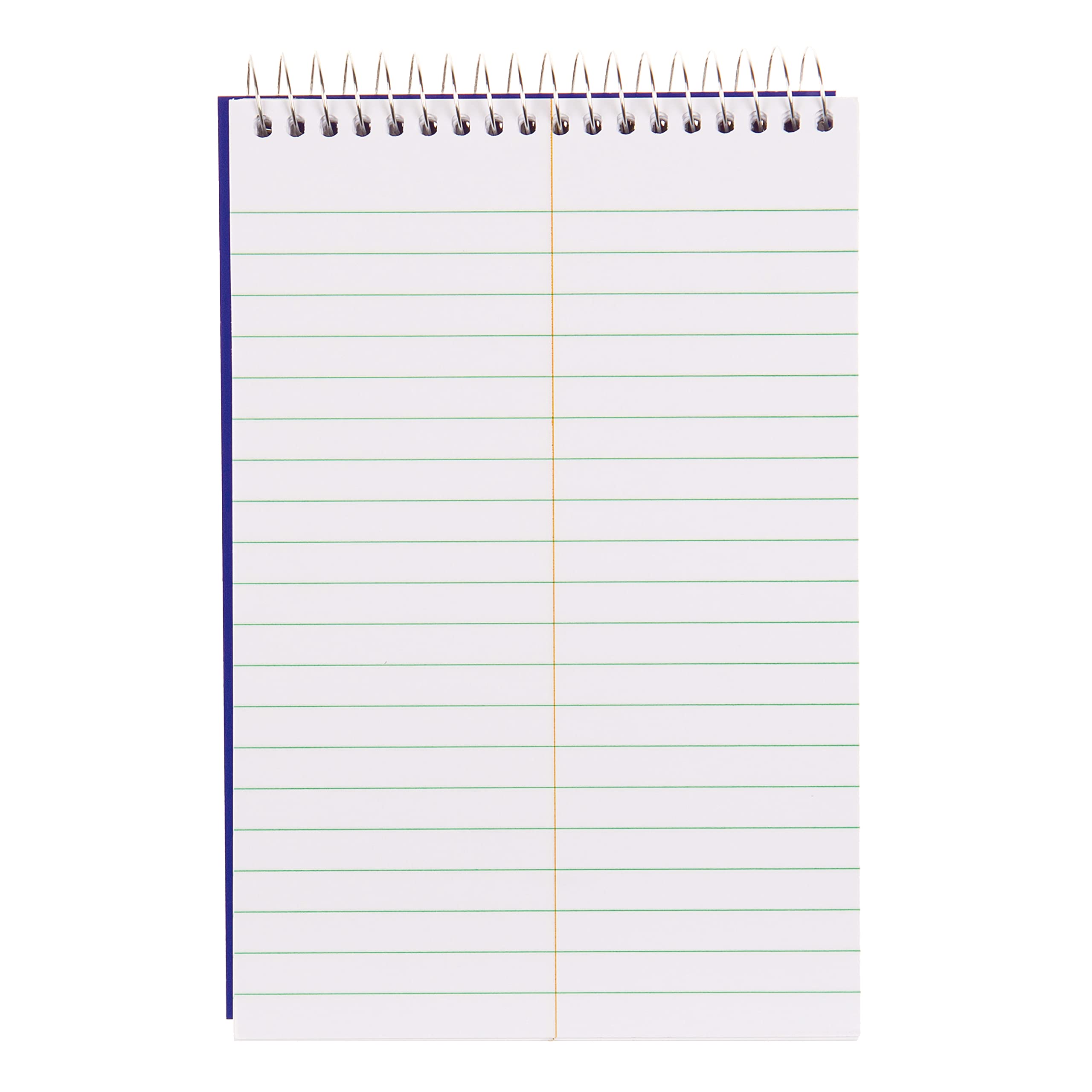 Blueline high-capacity steno pad, medium/college rule, blue cover, 180 white 6 x 9 sheets