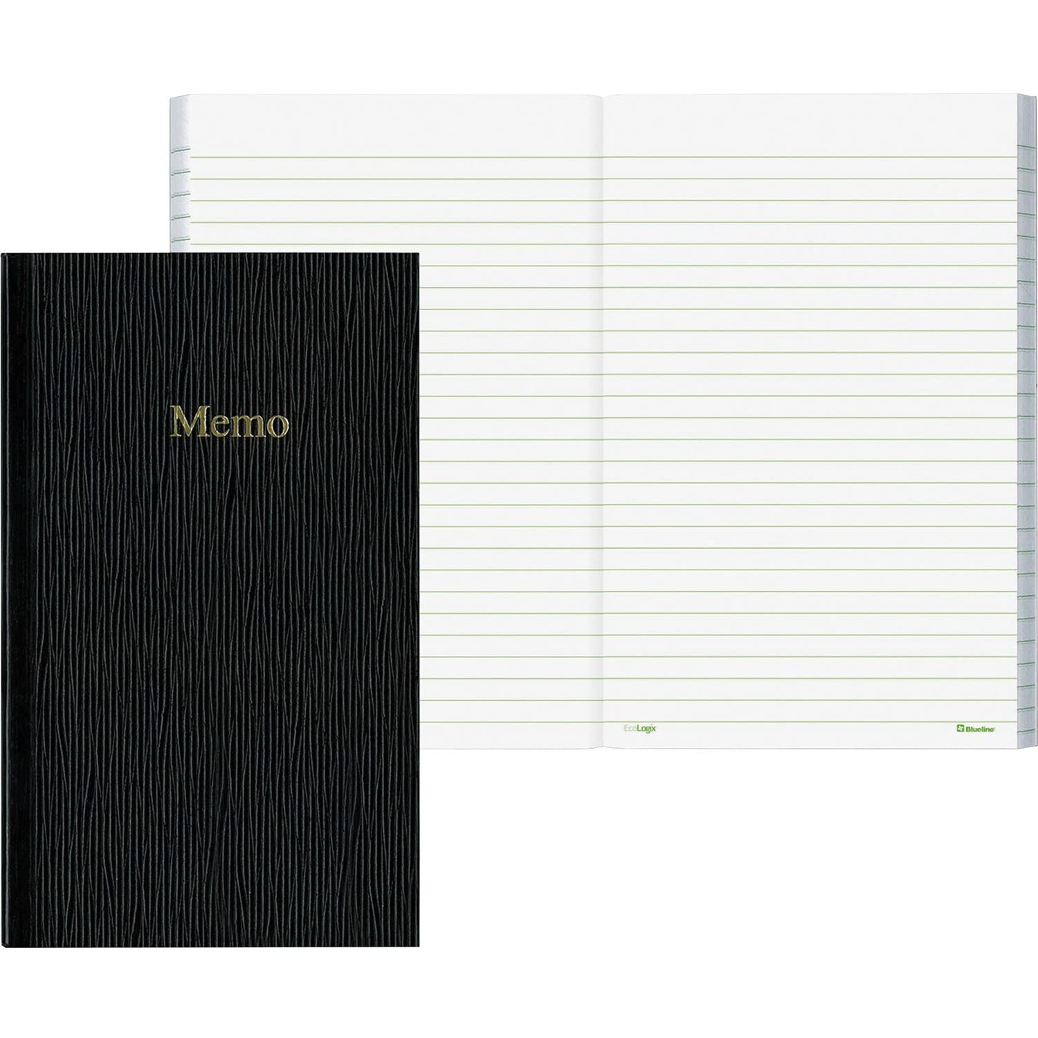 Blueline Memo Pad 6.75x4-Inch 100 Pages, Black (A385)