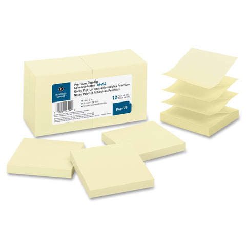 Business Source Reposition Pop-up Adhesive Notes