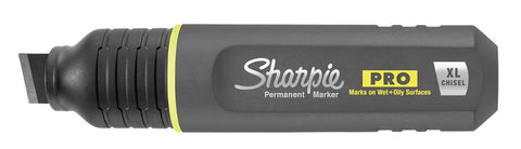Sharpie Pro Permanent Marker, XL, Chisel Tip, Black Marker (2018347)