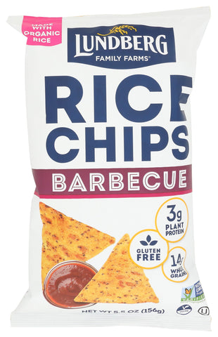 Lundberg Rice Chips Santa Fe Barbecue, 6 Oz, Packaging may vary
