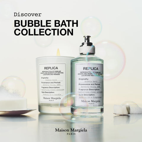Maison Margiela - Replica - Bubble Bath Eau de Toilette - Fresh Fragrance - With Soap Bubbles, Rose & Coconut Milk - 3.4 Fl Oz