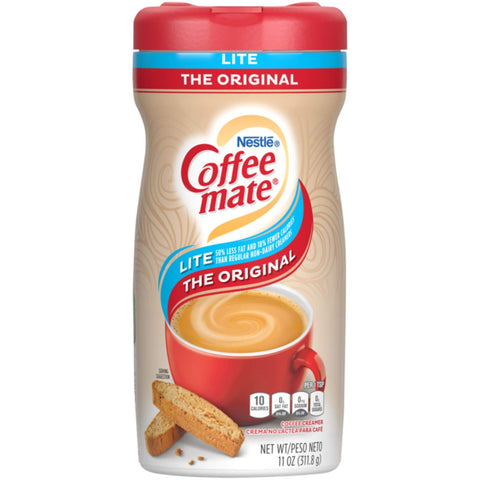 NESTLE Coffee-mate Coffee Creamer, Original Lite, 11oz powder creamer